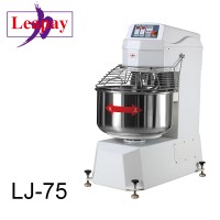 75kg Bakery Equipment Spiral Dough Mixer for Bread with 200L