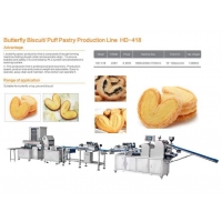 Pastry butterfly biscuit Processing Machinery/puff pastry Production Line