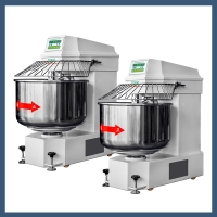 Heavy duty Double speed double action Dough Spiral Mixer 100Kg Dough mixer YMJ-100(Ordinary)