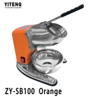 Good stuff bottom price all stainless steel commercial electric ice crusher ZY-SB100 Orange