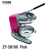 Good stuff bottom price all stainless steel commercial electric ice crusher ZY-SB100 Pink