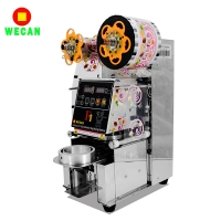 Full stainless steel Desktop automatic sealing machine / lunch box sealing machine caliber 95mm