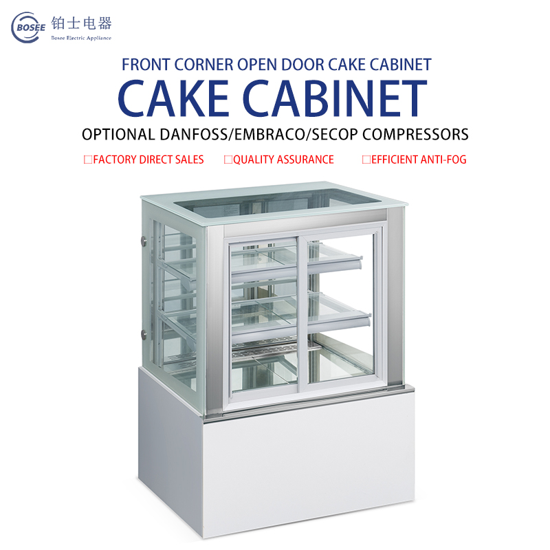 Bosee Jgzq-1500A Convenient and Durable Energy-Saving Right Angle Front Door Cake Cabinet / 2