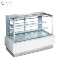 High-grade display cabinet marble material 45 degree angled cake cabinet SFG-1800A