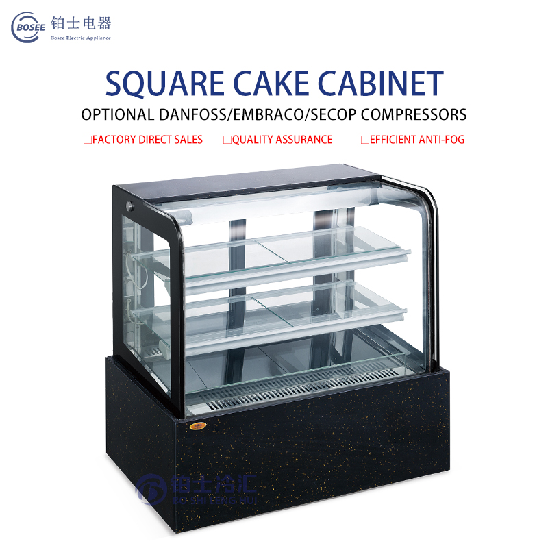 Bosee Sfg-900A Broad Vision and Energy Saving Square Cake Cabinet / 2