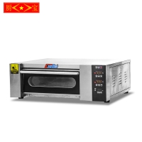 Chubao KA-101 Customizable gas or electricity factory price high quality single plate deck oven