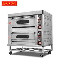 Chubao KB-20 2 layer 2 tray Customizable gas or electricity standard gas deck oven