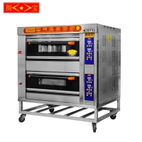 Chubao KB-20 2 layer 4 tray Customizable gas or electricity standard gas intelligent deck oven