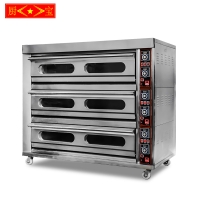 Chubao KA-30-9 Customizable gas or electricity high quality standard deck oven