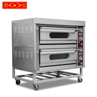 Chubao KA-20 Customizable gas or electricity 2 layer 4 tray factory price deck oven