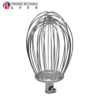 Pinhong 25KG Egg beater Mixing accessories  whisk for planetary mixer  201# material