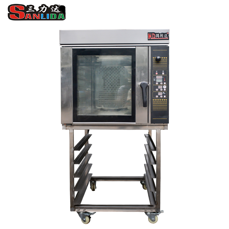 Stainless steel, evenly baked, single in place Hot air convection oven  SLH-8K Gas type / 1
