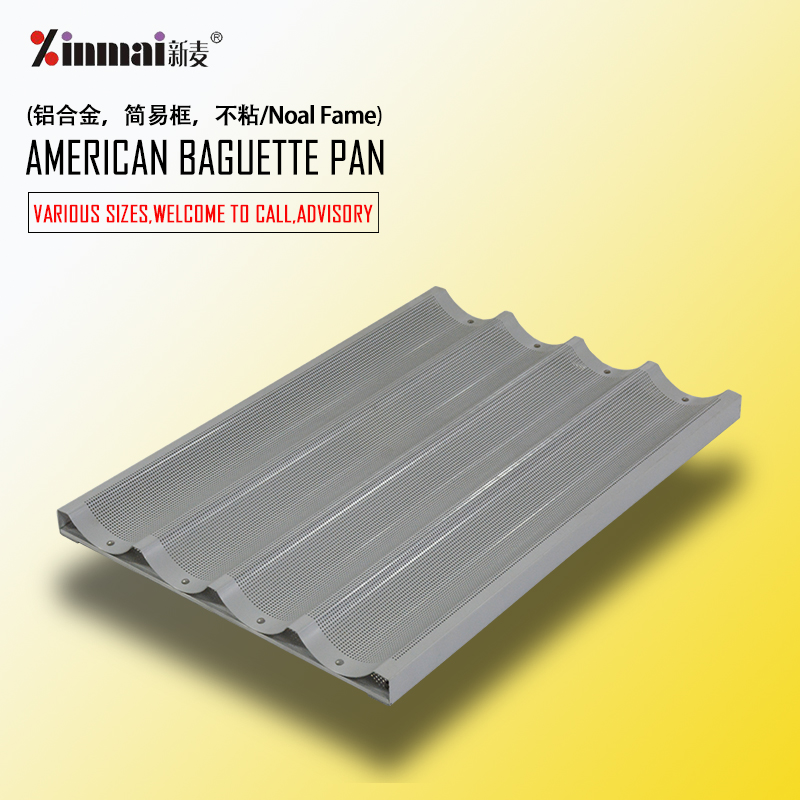 American style Aluminum alloy not stick 4-ROWS French baking tray French pan/baking tray XMF20020 / 2