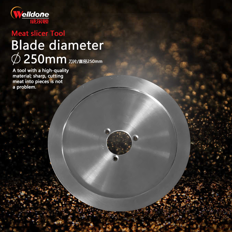Adjustable slice thickness Meat slicer 10second semi-Automatic Meat SLICER WED-B250B-2 / 3