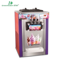 GREENHEALTH red paint ice cream machine desktop GHJ-22