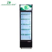 Upringht Fridge Freezer Series Black Upright Chiller Refrigerated