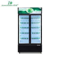 Upringht Fridge Freezer Series Black Upright chiller Refrigerated glass cabinet  LG-1100X