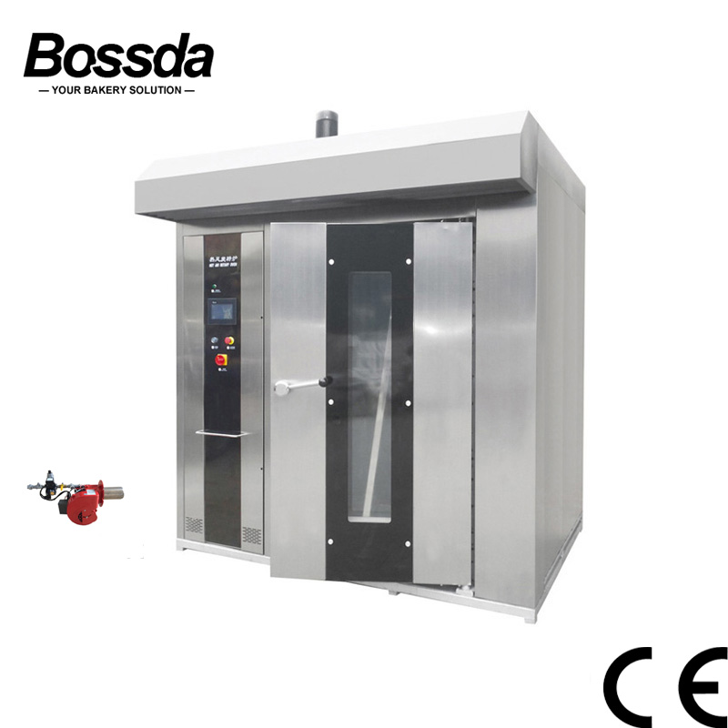 Factory Price High Quality 64 Trays Electric/Diesel/Gas Rotary Rack Oven