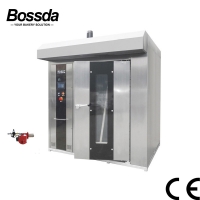 Factory Price High Quality 64 Trays Electric/Diesel/Gas Rotary Rack Oven