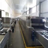 Professional Tunnel Gas Oven for food factory with PLC Controlling System