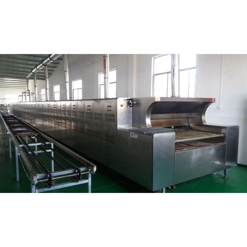 Professional Tunnel Gas Oven for food factory with PLC Controlling System