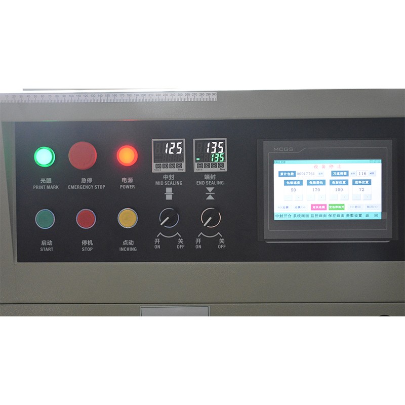 Down-paper pillow packing machine Automatic horizontal Down-Paper pillow flow Soap Sticks Packaging / 2