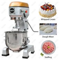 Commercial 10l 15l 20l 30l 40l 50l 60l 80l 100l Planetary Food Mixer Machine And Cake Dough Mixer With Stainless Steel