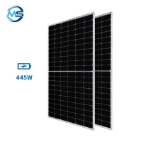 MSD445P-120M 24V 12V PV Solar Panel 445w solar energy system Outdoor Alternative Energy