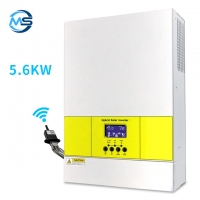 220V 230Vac Offgrid Solar Inverter 24V 48V 100A MPPT Battery Charger Pure Sine Wave 5.6KW voltage conversion