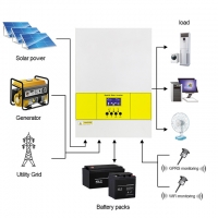 Power Pure Sine Wave 500Vdc Input DC 48V Off Grid 100A Battery Charger MPPT 3.6KW Solar Inverter With Parallel Function