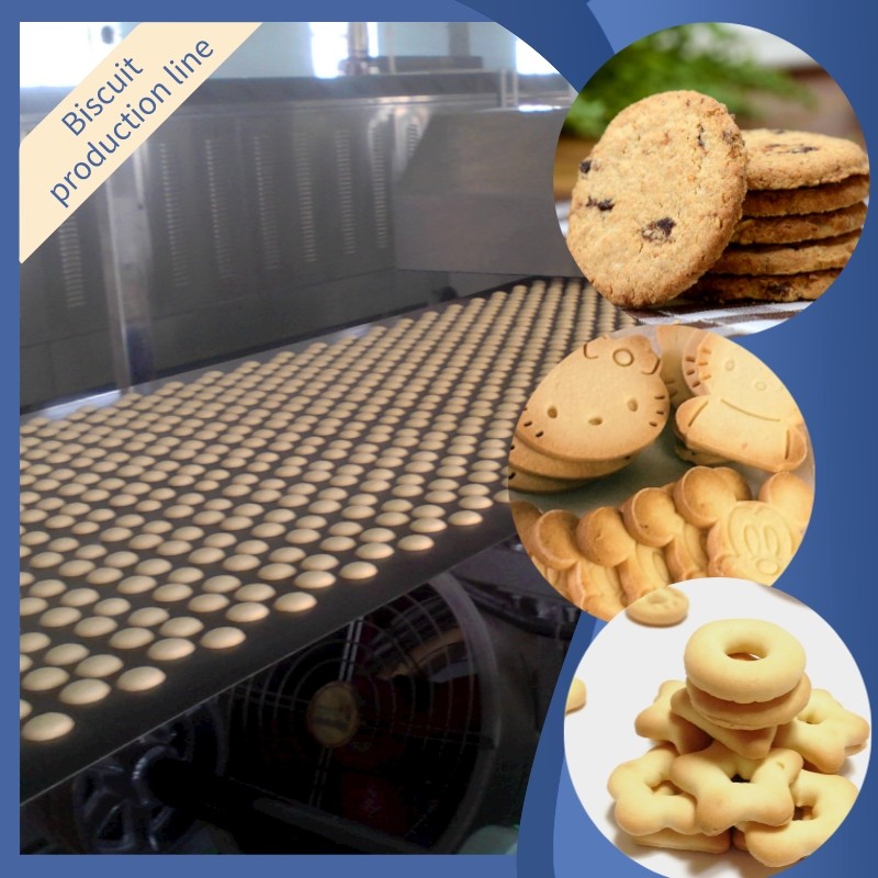 China small Full-Automatic Hard Biscuit making machine sandwich biscuit processing machine Soft biscuit production line / 2