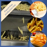 full automatic potato frozen french fries production line potato chips crispy machine A to Z potato fresh finger machine