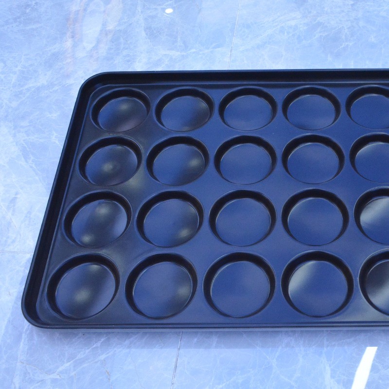Multi-connected baking tray 24 even burger baking tray Continuous mode XMB10010(PTFE) / 4