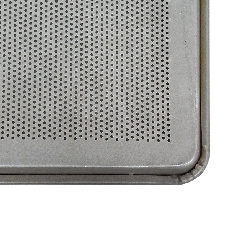 Bread and food trays, non-stick perforated aluminum alloy baking pans, customized full / 4