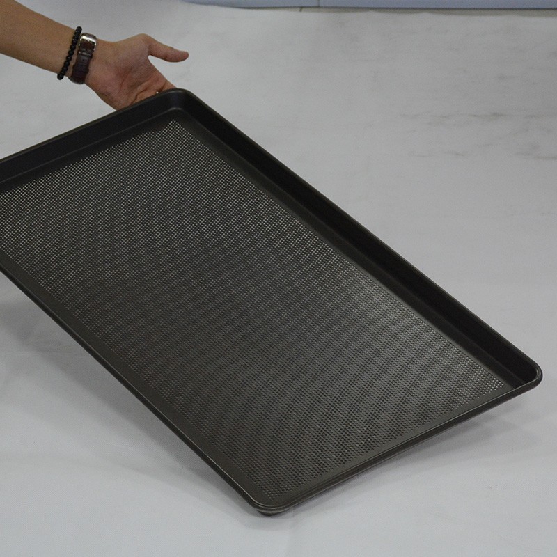 Bread and food trays, non-stick perforated aluminum alloy baking pans, customized full / 5