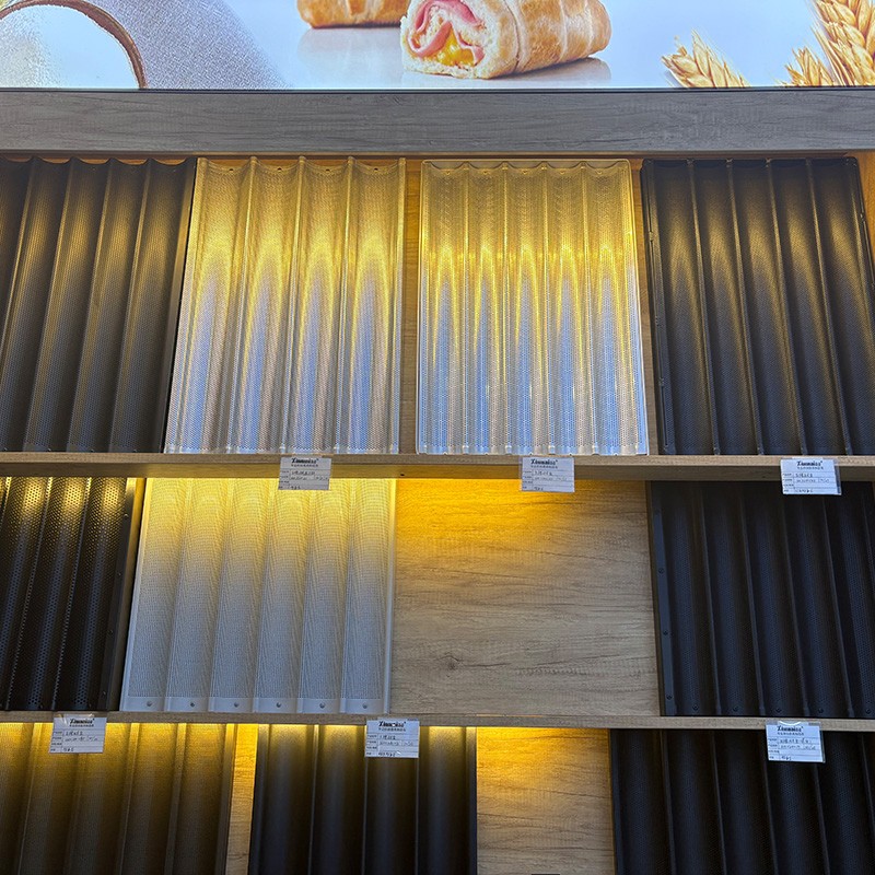 French bread multi - groove baking pans, various sizes. Factory - direct. [Correct metal alloy] stainless steel trays. / 4