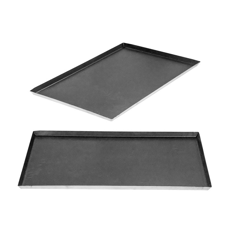 Dough tray, stainless-steel/aluminum alloy heatproof baking tray, thick right - angled edge tray / 2