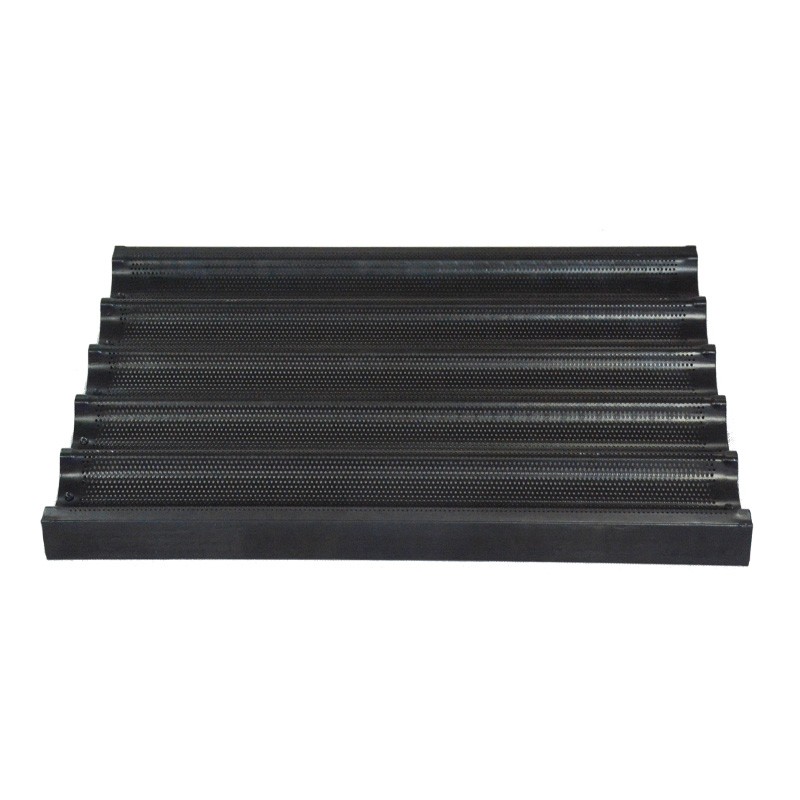 French-style bread baking tray, a 5-compartment tray made of thickened aluminum alloy and stainless steel / 2