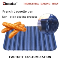 Easy To Clean Hot Dog Bread Baking Mold Pan Non Stick Loaf Pan High Quality Hot Dog Pan