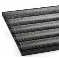 XMF20011 5 Wave Black stocked carbon Steel Oval Bread Loaf Pans French Perforated Baguette Bread Pan