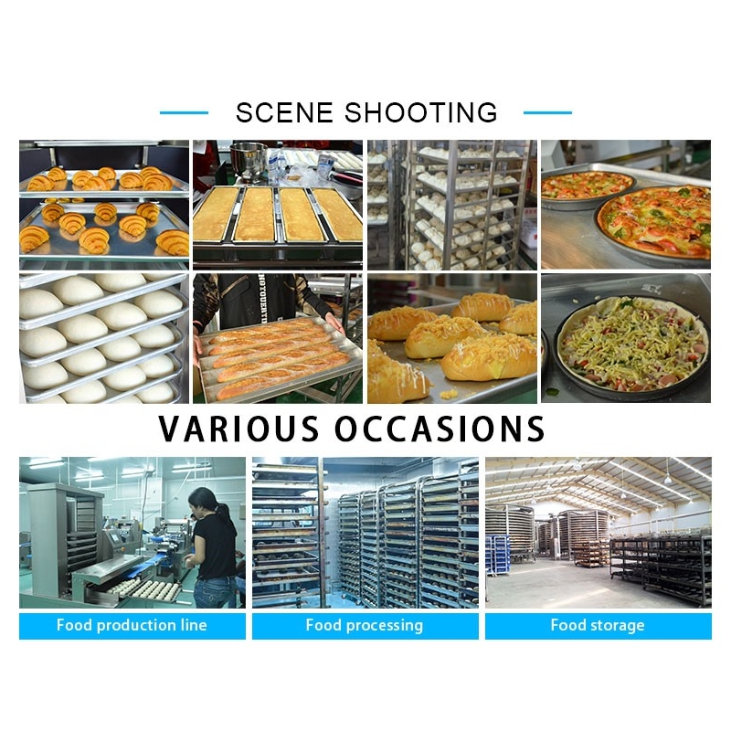 Custom Stainless Steel Non-perforated And Perforated Baking Tray Oven Tray Baking Pan Baking Sheet Manufacturer / 3