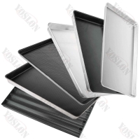 Cookware Commercial Stainless Steel Non Stick Frying Pan High Quality Baking Flat Tray