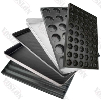 full Size 1/1 1/2 1/4 1/8 Aluminum Ally Cookie Sheet Pan Professional Bakery Tray