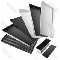 400*600 Commercial Nonstick Loaf Pan French Bread Tray Aluminium Tray Bakery Ware Bread Baking Tray Customizable Size