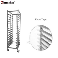 Bread processing factory trolley frame, bread baking tray bracket, baking cart