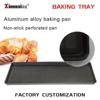 Bread and food trays, non-stick perforated aluminum alloy baking pans, customized full