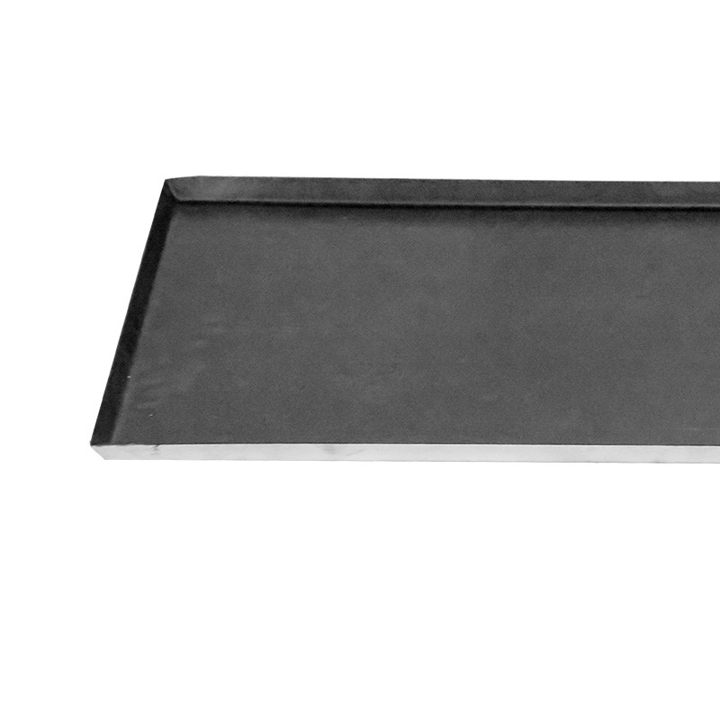 Aluminum alloy bread baking pan with right-angled sides, proofing and baking pan for pizza and baguette / 2